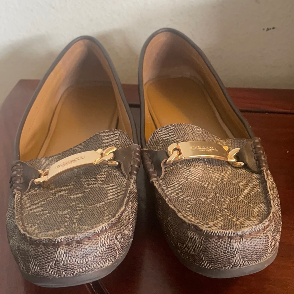 Coach Signature Loafers Size 11